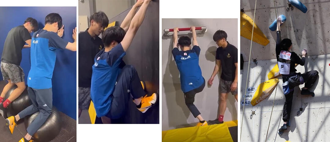 パラクライミングの日本代表になった河村