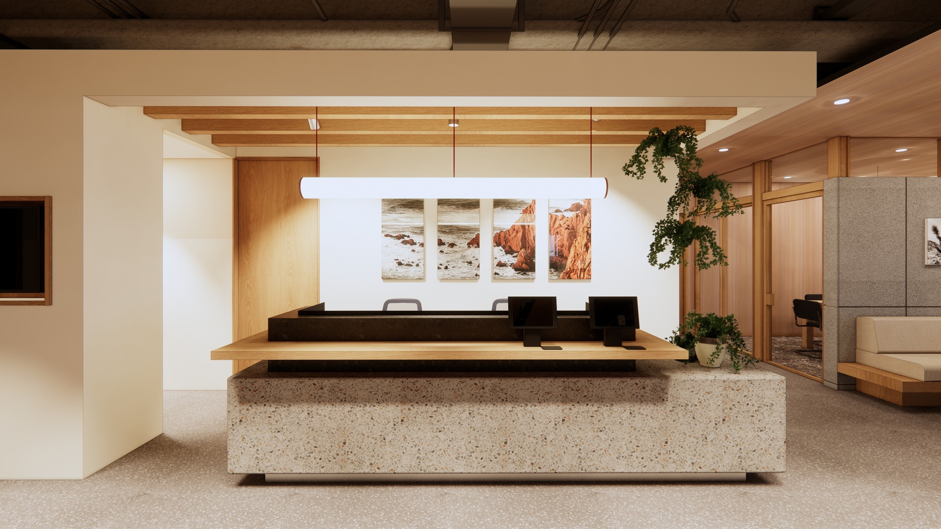 ＼2月start／cafe風シェアオフィス★受付業務＠1,700