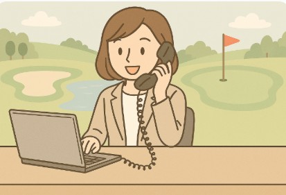 【上野・仲御徒町】ゴルフ場運営会社での予約受付