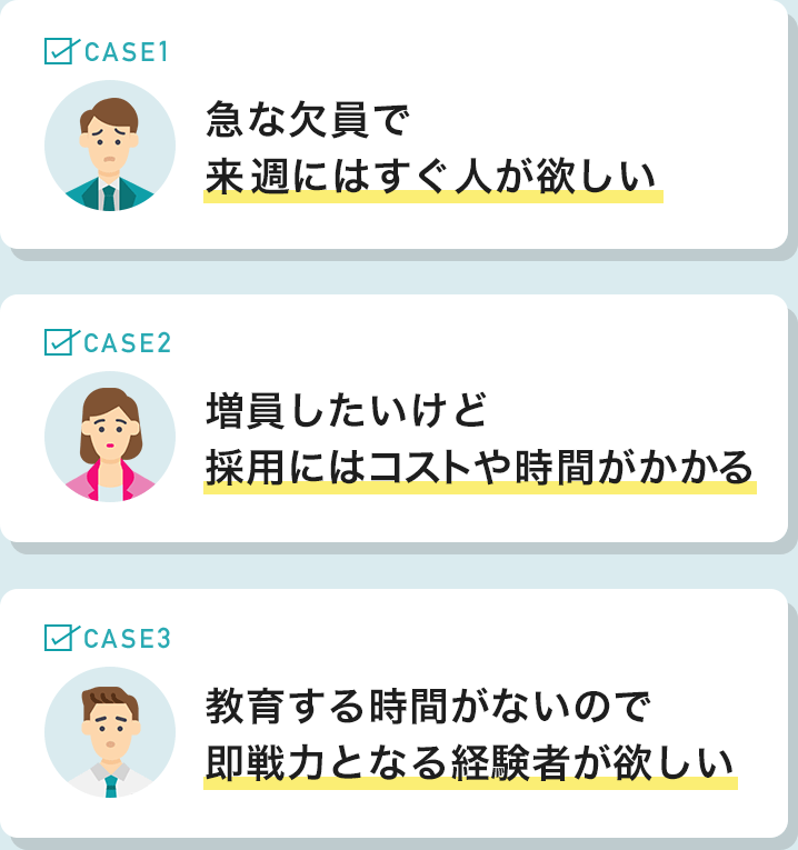 CASE1}ȌŗTɂ͂l~CASE2Ǎ̗pɂ̓RXg⎞ԂCASE3炷鎞ԂȂ̂ő͂ƂȂo҂~