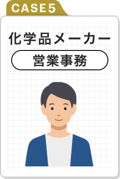 CASE5　化学品メーカー　営業事務