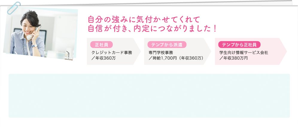 派遣ではたらきながら効率的に転職活動できた!